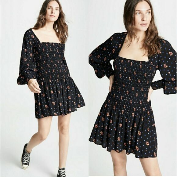 Free People Dresses & Skirts - Free People Two Faces Printed Mini Dress